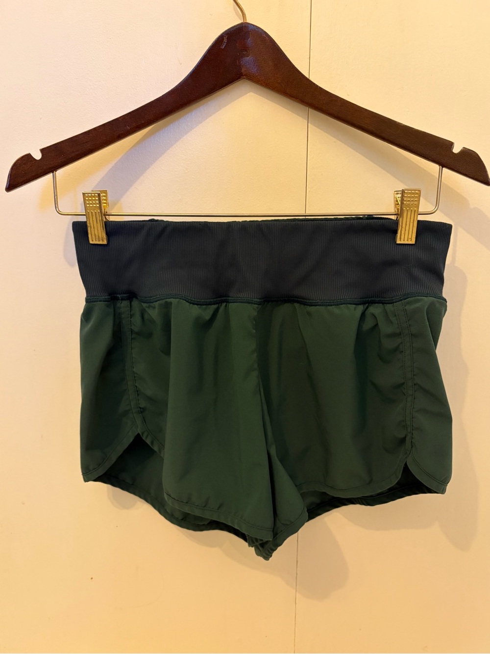 Zella Green High-Rise Athletic Shorts